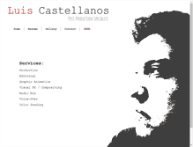 Tablet Screenshot of luiscastellanos.com
